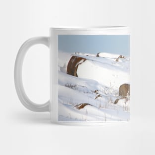 Snowed Rocks, Churchill, Canada Mug